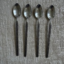 Gorham Stainless Vintage Hacienda Pattern Long Teaspoons Set of 4 picture