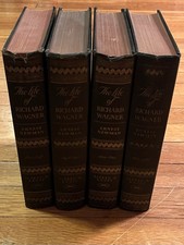 VINTAGE 1940s The Life of Richard Wagner 1813-1883 Ernest Newman Vol 1-4 picture