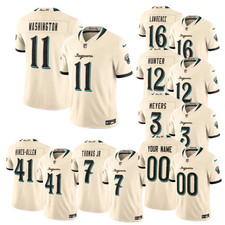 MEN'S Custom Jaguars 2026 “Rivalries” Vapor Limited Stitched Jersey Cream picture