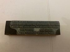 Vintage Glen Carbon Illinois Letterhead Letterpress Printers Block picture