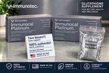 Immunotec Immunocal Platinum Protein 2 Boxes w/ Samples expires 1/2028 picture