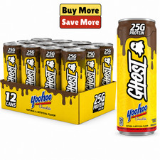 GHOST Yoo-Hoo Chocolate Protein Drink 25g Protein 11 fl oz Can 12 Pack Cans RTD picture
