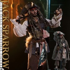 Pirates Caribbean Jack Sparrow Hot Toys DX15 1/6 Movie Masterpiece Figure Japan picture