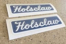 Holsclaw Vintage Boat Trailer Fender Decals 2-Pak  + Fish Decal picture