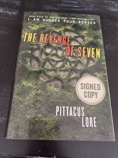 SIGNED The Revenge of Seven (I Am Number 4) by Pittacus Lore 2014 1st Edition picture