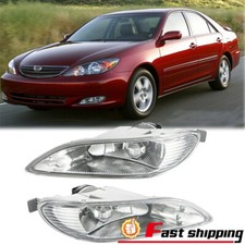 Fit Toyota Corolla 2005-2008 Camry 2002-2004 Clear Lens Fog Light Lamp W/ Bulbs picture