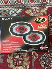 Sony Xplod 4x6 Inch 140 Watt 4 Way Speaker Pair XS-V4642A picture