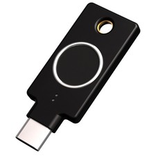 Yubico YubiKey  C FIDO USB-C Security Key Fingerprint MFA Passkey FIDO2 picture