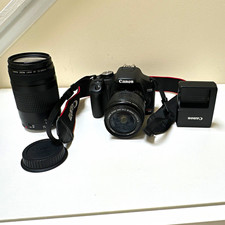 Canon EOS Rebel T1i DSLR Bundle 18-55mm & 75-300mm Lenses, Strap, Bag picture