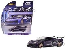 2025 CHEVROLET CORVETTE ZR1 HYSTERIA PURPLE 1/64 DIECAST BY GREENLIGHT 68080 F picture