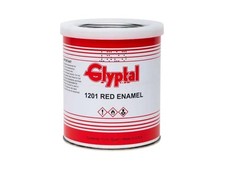 Glyptal 1201BQ - Insulating Enamel Paint, Water And Heat Resistant, Red, 1 picture
