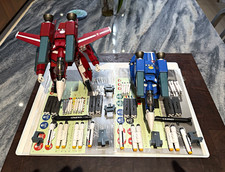 Yamato Macross 1/60 max and miria genius VF-1j super Valkyrie set, loose. picture