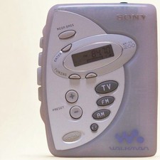 Sony TCM-F48 Mono Cassette Recorder AM FM Radio Variable Speed Fully Functional picture