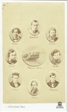 PHOTO CDV Ca 1865 NANTES mutiny crew of the ship Foederis Arca scuttled picture