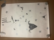 Jim Dine Silver Star Poster Vintage Art picture