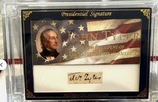 A Word From POTUS 2025 PRESIDENTIAL SIGNATURE  JOHN TYLER  4/4 RARE🔥🔥🔥 picture