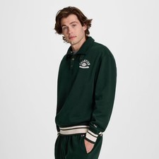 Champion Men's Physical Education Sweatshirt Fleece Ribbed Knit Long Sleeve picture