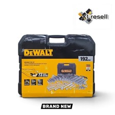 DEWALT 192 Pcs. Mechanics Tool Set, 1/2, 1/4, 3/8 Socket Set, SAE/Metric set picture