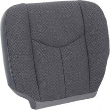 Driver Bottom Seat Cover Dark Gray Cloth for Chevy Silverado GMC Sierra Truck picture