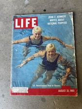 Life Magazine, August 22, 1960 - Olympic swimmers picture