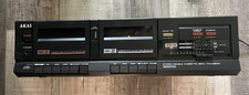 Akai HX-A301W Stereo Double Cassette Deck Japan Made Tested & Working picture