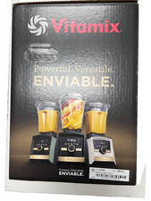 NEW Vitamix A3500 Ascent Smart Blender 64oz Matte Navy Gold Label Gold Accents picture