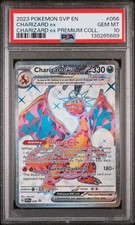 2023 POKEMON SVP EN-SV BLACK STAR PROMO #056 CHARIZARD EX PSA 10 picture