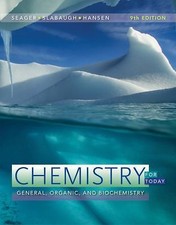 Chemistry for Today: General, Organic, - Spencer L Seager, 1305960068, hardcover picture