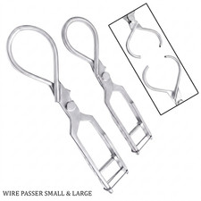 Wire Passer Combo of Small & Large 2 PSC Set Veterinary Instrument picture