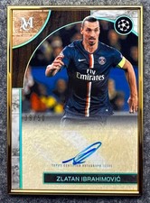 2025-26 Topps Museum UEFA CC Zlatan Ibrahimovic Framed Auto /50 #FA-ZI picture