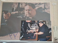 Joseph Joe Gannascoli IP Signed 8x10 Photo Autographed Vito Sopranos BECKETT 293 picture