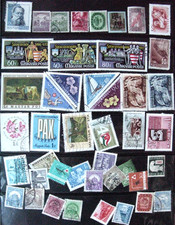 stamps 44 used vintage Hungary hungry Magyar *SEE NOTE**  in USA picture