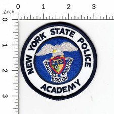 ACADEMY 📚 -- NEW YORK STATE POLICE NYSP COLLECTIBLE EMBROIDERED PATCH picture