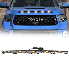5-Section Amber Full LED Hood Bulge Grille Lighting Kit For 14-21 Toyota Tundra picture