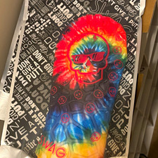 SWAG Reclosable Zipper Bag Multicolor Skull Graphic 