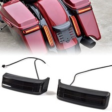 VEISUTOR LED Saddlebag Light for Harley Touring 14-23 Smoke Lens picture