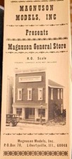 Magnuson Models Inc Magnuson General Store HO 1:87 Paperboard Kit M503 1975 picture