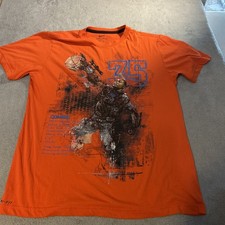 Nike Kevin Durant Orange Men's Dri-Fit Basketball T-Shirt 465639 Size XL  picture
