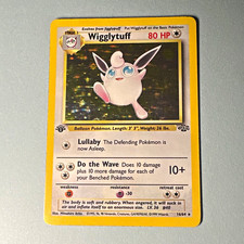 Pokémon TCG Wigglytuff 1st Edition Holo Rare Jungle 16/64 1999 picture