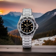 Thorn T023 V4 Vintage Diver Watch – Gilt Black Dial, PT5000 Automatic, 200M picture
