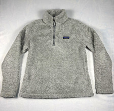 Patagonia Los Gos 1/4 Zip Fleece Pullover Womens Medium Drifter Grey Sherpa picture