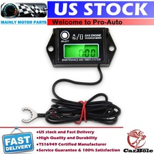 Waterproof Tachometer Tiny Tach/Hour Meter for 2 Stroke & 4 Stroke Small Engine picture