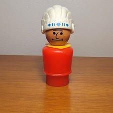 Vintage, Rare Fisher Price Whoops Indian Chief HTF Orange Scarf picture