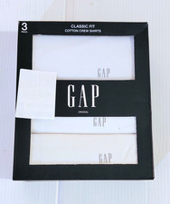 GAP Men’s White Cotton Crew Neck T‑Shirts 3‑Pack Size M 39–41 Basics picture