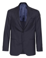 NWT EDUARDO DE SIMONE BLAZER coat jacket blue luxury handmade Italy 50 picture