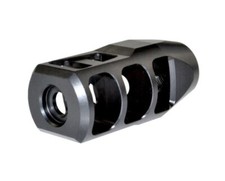 Tanker Style 11/16x24 Thread Muzzle Brake For .450 Bushmaster, Steel picture