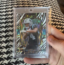 Panini 2025 Select Tetairoa McMillan Panthers #144 zebra picture