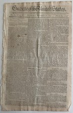 1791 Gazette Of The United States picture