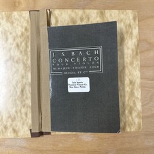 Bach Concerto for Violin E major Heugel (mini score) picture