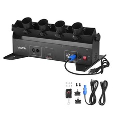 VEVOR 4-Shot Electric Confetti Cannon Machine with LED Lights DMX/Remote Control picture
